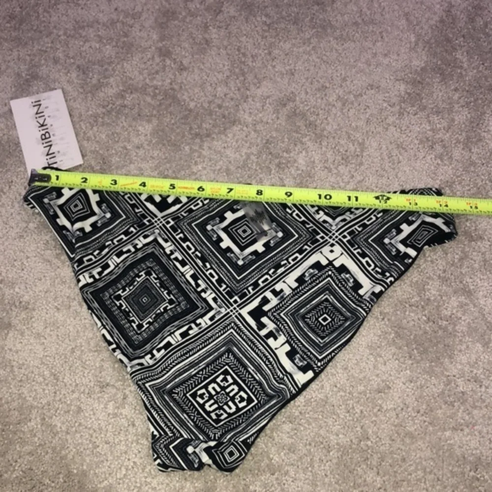 Tinibikini Bikini Bottom‎ Reversible Medium Black